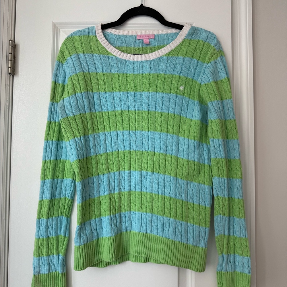 Lilly Pulitzer Cotton Striped Sweater